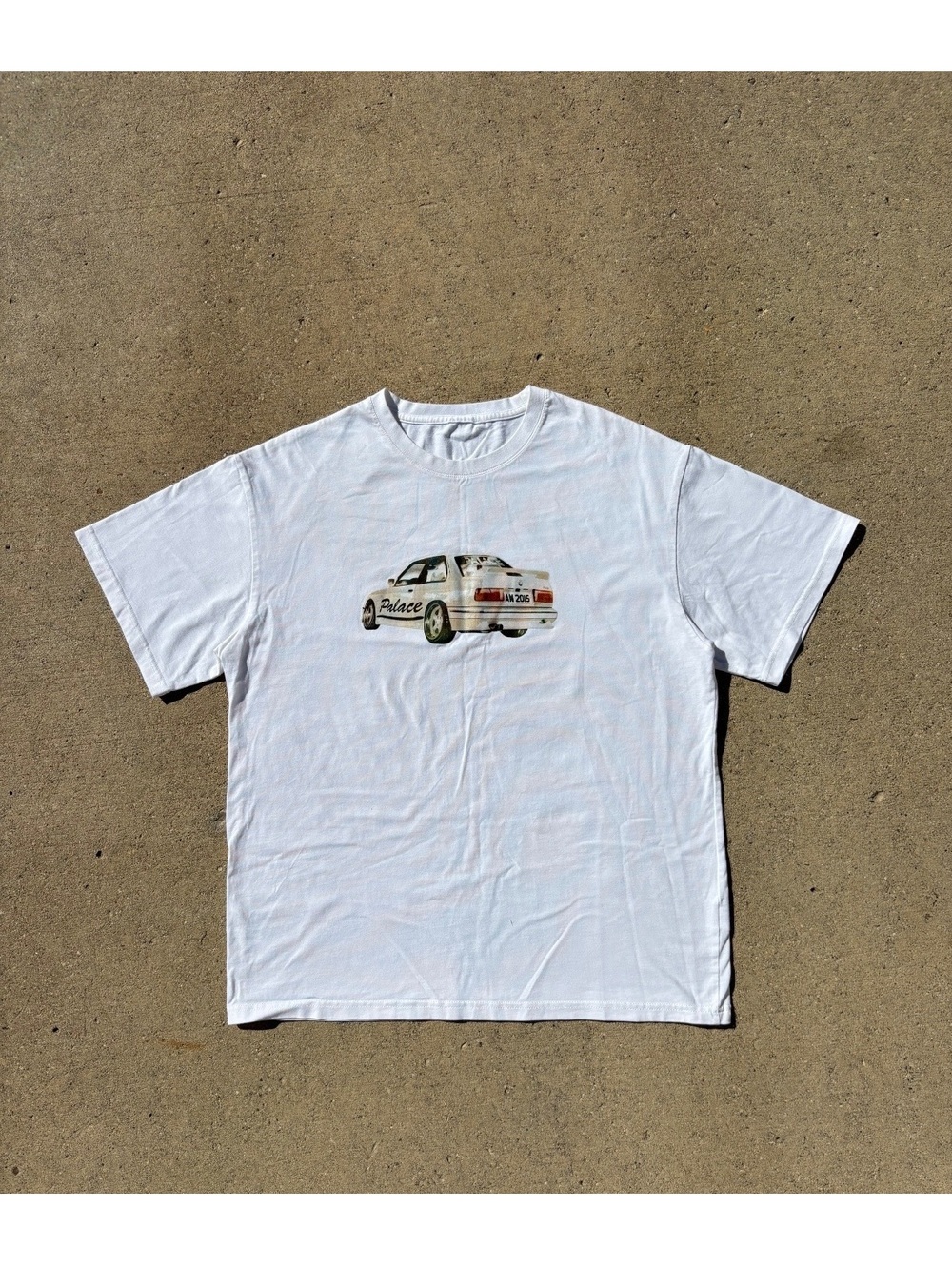 Palace Schotter BMW E30 M3 2015 White Graphic Tee Shirt